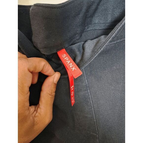 Spanx Straight Leg Pants Women's Black Size Medium - Picture 5 of 5